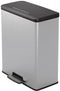Curver Decobin - Prullenbak - 65L - Soft-Close - Zilver Metallic