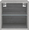 vidaXL - Tv-wandmeubel - met - LED-verlichting - 30x28,5x30 - cm - grijs - sonoma
