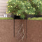 vidaXL - Wortelbarrière - Zwart - 0.7x10 - m - 1.5 - mm - HDPE