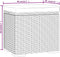 vidaXL - Hocker - met - kussen - 40x30x40 - cm - poly - rattan - zwart