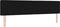vidaXL - Hoofdbord - met - Kristallen - Knoppen, - Zwart, - 200 - cm, - Velvet