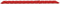 vidaXL - Ligbedkussen - 200x60x3 - cm - oxford - stof - rood