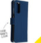 Accezz Samsung Galaxy S20 FE - Wallet Softcase Bookcase - 3 Pashouders - Donkerblauw