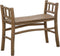 Decoratieve bank Pank - 80x30x64 - Antiek - Teak