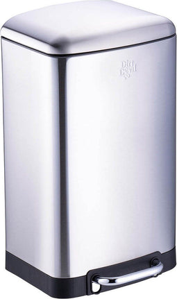 Dirt Devil Pedaalemmer 20L - Afvalemmer Soft Close - RVS Zilver - 30 x 29 x 52.5 cm