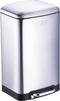 Dirt Devil Pedaalemmer 20L - Afvalemmer Soft Close - RVS Zilver - 30 x 29 x 52.5 cm