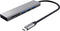 Trust Halyx - USB-C Hub en Kaartlezer - 3x USB 3.2 poorten - Aluminium