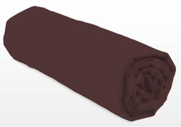 Hoeslaken - LOVELY HOME - LH71597 - 90 x 190 + 30 cm - Bruin