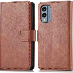 iMoshion Hoesje Geschikt voor Nokia X30 Hoesje Met Pasjeshouder - iMoshion Luxe Bookcase - Bruin