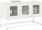 vidaXL - Tv-meubel - 100,5x39x60,5 - cm - koudgewalst - staal - wit