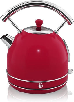 Swan Retro Waterkoker SK14630 - 1.8 Liter - 3000 Watt - Rood