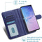 iMoshion Hoesje Geschikt voor Samsung Galaxy S10 Hoesje Met Pasjeshouder - iMoshion Luxe Portemonnee - Donkerblauw
