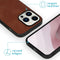 iMoshion Hoesje Geschikt voor iPhone 14 Pro Hoesje Met Pasjeshouder - iMoshion Uitneembare 2-in-1 Luxe Bookcase - Bruin