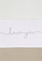 Jollein Laken Ledikant 120x150cm Love you - Katoen - Grey
