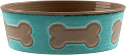 Tarhong voerbak print bot melamine turquoise - Default Title