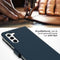 Selencia Galaxy S23 - Echt Lederen Bookcase - 3 Pashouders - Blauw