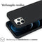 iMoshion Hoesje Geschikt voor iPhone 12 Pro / 12 Hoesje Siliconen - iMoshion Color Backcover - Zwart