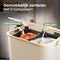 Nince Wasmand 141L - 2 Vakken - Uitneembare Waszakken - Bamboe - Beige