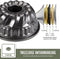 COOCK Tulband - Bakvorm - Antiaanbaklaag - 23 cm Diameter - Incl. Deegschraper & E-Book