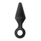 Blush Buttplug Anal Adventures Platinum Silicone Loop Plug Large Black Zwart