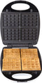 DOMO DO9046C - Tosti-apparaat 2-in-1 'Family Croque' - Voor 4 croques en 4 wafels (2 stuks)