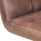 vidaXL - Eetkamerstoelen - 2 - st - echt - leer - verweerd - bruin