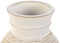 Vaas Home ESPRIT Wit Natuurlijk Mangohout Koloniaal 15 x 15 x 38 cm