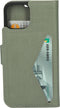 Mobiparts iPhone 13 Mini - Classic Wallet Case - Ruimte voor pasjes - Groen