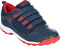 Brabo Velcro - Hockeyschoenen - Klittenbandsluiting - Navy/Red - Maat 32
