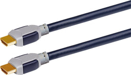 Scanpart 3990022015 - HDMI Kabel - 4K Ultra HD 30Hz - Zwart-Zilver - 5,0 m