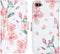 iMoshion Hoesje Geschikt voor iPhone 7 / 8 / SE (2020) / SE (2022) Hoesje Met Pasjeshouder - iMoshion Design Softcase Bookcase - Wit / Roze / Blossom Watercolor