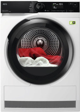 AEG Series 8000 TR8T75780 - Vrijstaand - Voorlader - Warmtepomp - Duits display