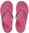 Reef Little Stargazer - Meisjes Slippers - Glitterend bandje - Hot pink - Maat 21/22