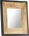 vidaXL - Spiegel - 50x50 - cm - massief - mangohout
