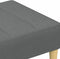 vidaXL - Voetenbank - 77x55x31 - cm - stof - donkergrijs