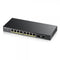 ZyXEL GS1900-8HP v3 - Managed Gigabit Ethernet Switch - 8x 1Gbps PoE 70W - Zwart