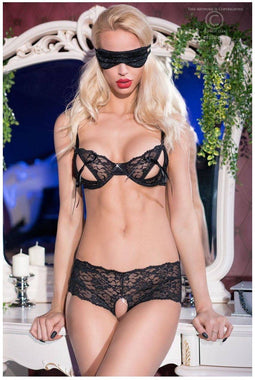 Ondergoed Set Chilirose Zwart S