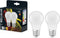 BELLALUX LED lamp, E27 lampvoet, Warm wit (27-K), Mat, Bolvorm, Vervanging voor conventionele 4-W gloeilamp, Dubbelpak