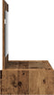 vidaXL - Wandgemonteerde - Kaptafel - Oud - Hout - 83x40x70 - cm