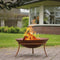 RedFire – Tulsa – Bruin - Staal – Vuurschaal – Fire Pit – Stevig staal - Industrieel – Terrasverwarming – Sfeerhaard – Roest