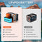 CTECHi GT200 | 200W | 240Wh | Draagbare Powerstation | LiFePO4 Battery ZonneGenerator | Mobiele Stroomopslag | Heavy-Duty Powerbank | 230V Stopcontact | Draadloos Opladen | AC/DC/USB/Type-C | Noodgenerator | EU Stopcont