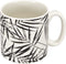 Secret de Gourmet Koffie mokken/bekers Botanic - lichtgroen - 4x stuks in rekje - Keramiek - glans afwerking - 240 ml - 7 x 8 cm