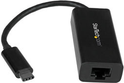 Startech.com US1GC30B - USB-C naar Gigabit Ethernet Netwerkadapter - 1x Ethernet 1Gbps - USB 3.2 (Gen 1, 5Gbps) type-C