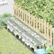 vidaXL - Plantenafdekking - met - zeilringen - 1x5 - m - PVC