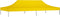 vidaXL Partytentdak - 270 g/m² - 6x3 m - Geel