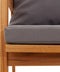 vidaXL - Tuinbank - met - Kussens - 115x65x71 - cm - Massief - Acaciahout