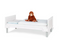 Pinolino Kinderbed nr. 04 - 145x76x85 cm - 3 verwijderbare spijlen - Wit