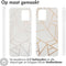 imoshion Hoesje Geschikt voor Motorola Moto G54 Hoesje Siliconen - imoshion Design hoesje - Meerkleurig / White Graphic