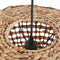 Light & Living Tripoli Hanglamp - Rotan Naturel/Zwart - Ø60x29,5cm