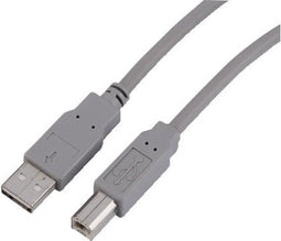 Sharkoon 4044951015306 - USB 2.0 kabel - USB-A naar USB-B - 100cm - Grijs
